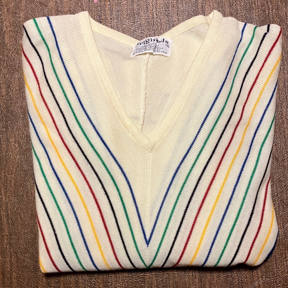 ORIGINALS VINTAGE BAT  SLEEVE SWEATER MEDIUM “MARY TYLER MOORE”